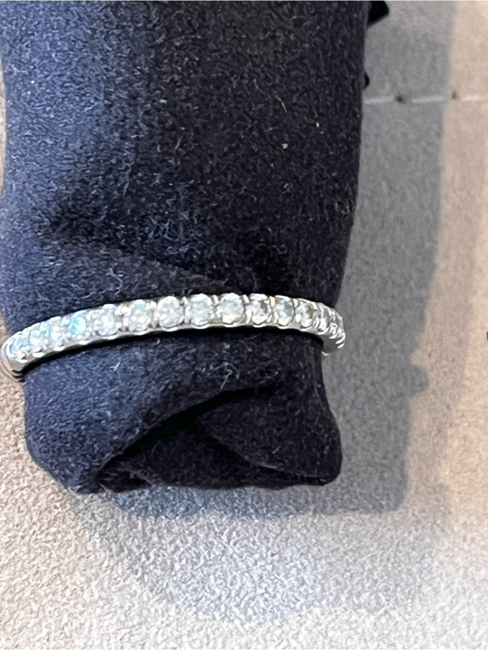 David Yurman 18k white Diamond EDEN RING -8 - Picture 2 of 5